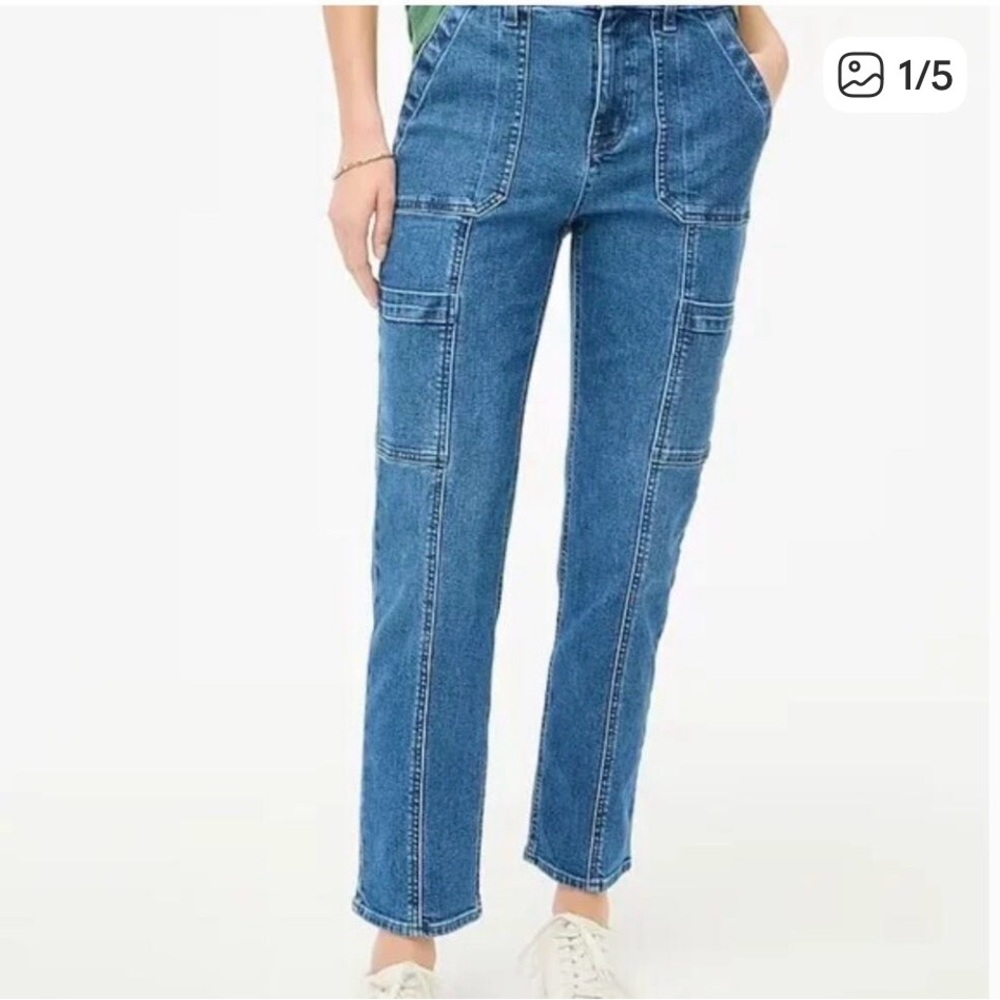 JCREW CARGO SLIM JEANS DENIM SIZE 27